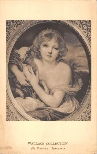 uk22724 wallace collection greuze innocence real photo uk