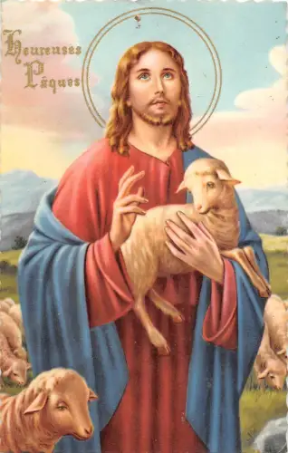 BT13962 Heureuses paques sheep moton