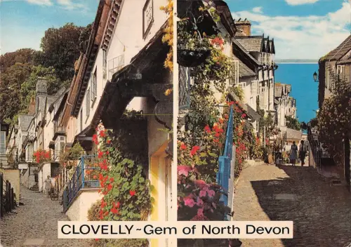 BR89239 Clovelly Gem of North Devon UK