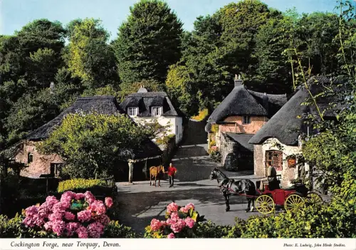 B102807 cockington forge near torquay devon chariot uk