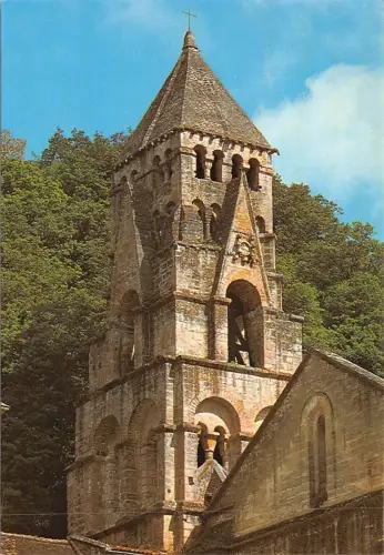 BF1698 Brantome le clocher de la bbaye Frankreich