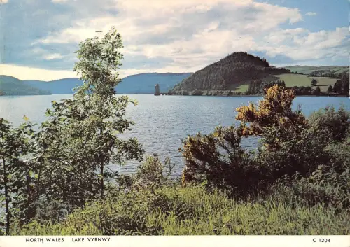 B100375 north wales lake vyrnwy uk