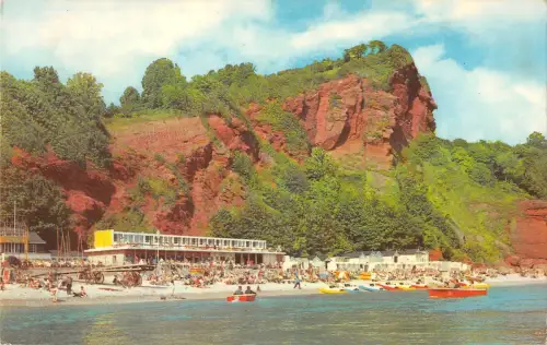 B101434 the beach oddicombe uk 14x9cm