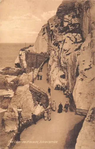 uk22727 capstone parade ilfracombe real photo uk