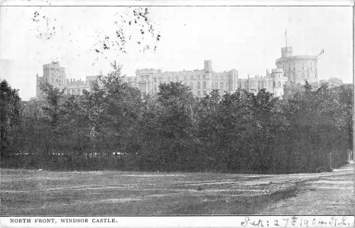 uk22769 north front windsor real photo uk