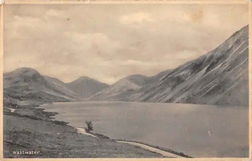uk3168 wastwater cumbria real photo uk