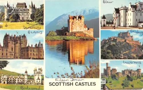 uk28366 scottish castles real photo uk