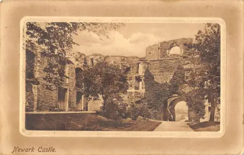uk22470 newark castle real photo uk