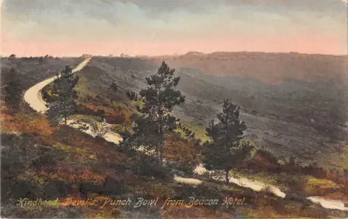 uk3176 hinterkopf teufel punschschale surrey echtfoto uk