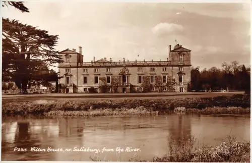 uk20987 wilton house salisbury from the river real photo uk