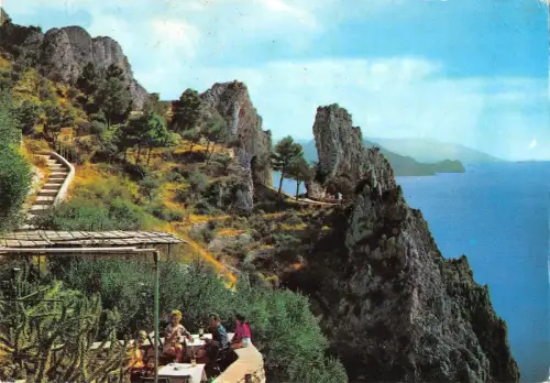 BT028 Arco Naturale e veduta panoramica del golfo Capri Italien