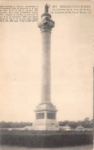 BG25830 boulogne sur mer la colonne de la grande avenee france