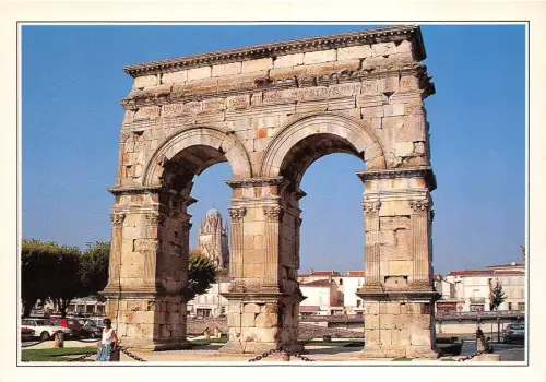 BR30614 Saintes Arc de triomphe et cathedrale Saint pierre Frankreich