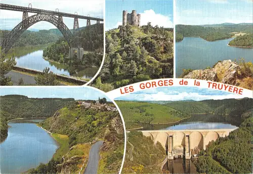 BT5801 Gorges de la Tryere viaduc de garabit chateau d alleuze bar Frankreich