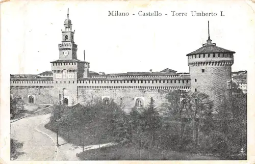 BG25416 milano castello torre umberto I italy