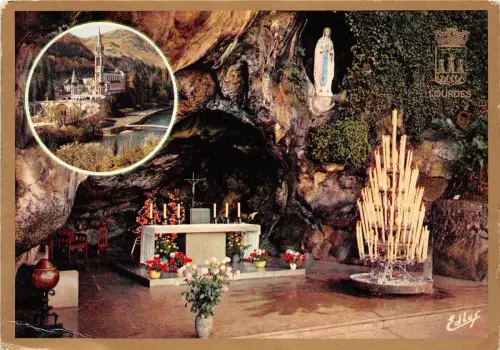 BR25388 Lourdes Le Grotte Miraculeuse 2 Scans Frankreich