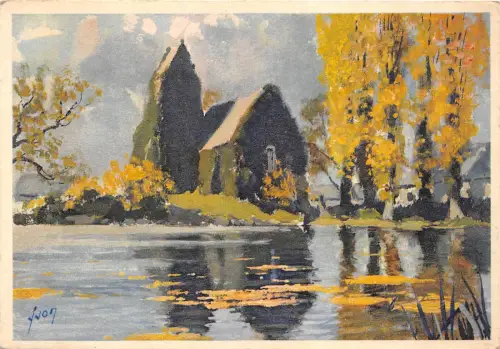 BR25307 Eglise de Cricqueboeuf En Normandie Lackdrucke Frankreich