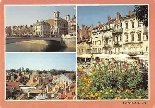 BR50166 Besancon pont battant eglise de la madeleine Frankreich