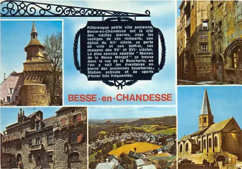 BR25836 Besse en Chandesse Centre touri stique et historique france