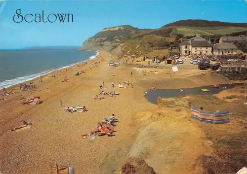 B102478 seatown the beach and golden cap uk