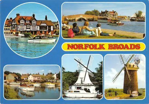 BR82473 norfolk broads windmill mill uk