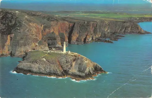 B101265 South Stack Leuchtturm Anglesey Wales 14x9cm