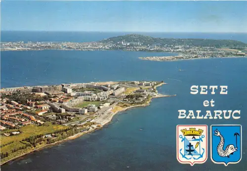 BR31568 Les Deux presquiles du Bassin de Thai Sete et Valaruc france