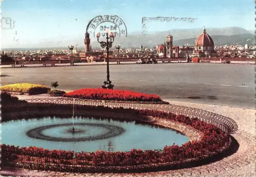 BT2766 Firenze una veduta dal piazzalo michelangelo Italien