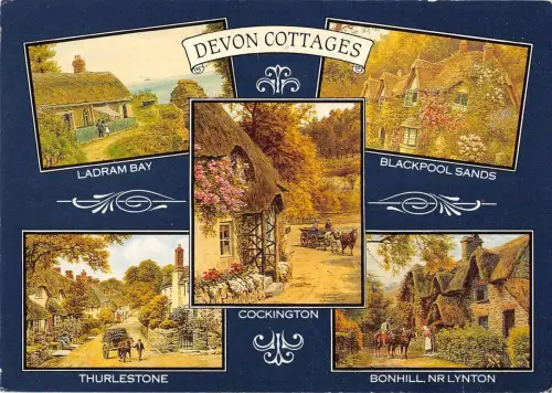 BR76478 devon cottages cockington thurlestone uk