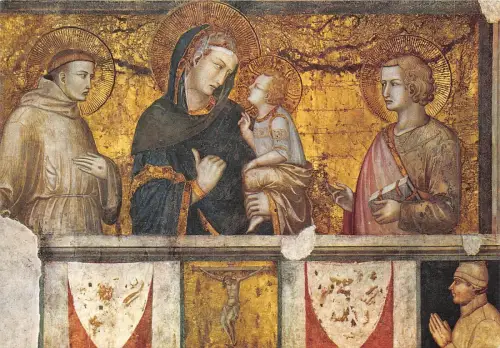 BF814 la madonna del tramonti assisi Italien Postkarte