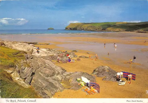 BR90557 the beach polzeath cornwall uk