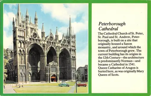 BR66217 Peterborough Cathedral UK 14x9cm