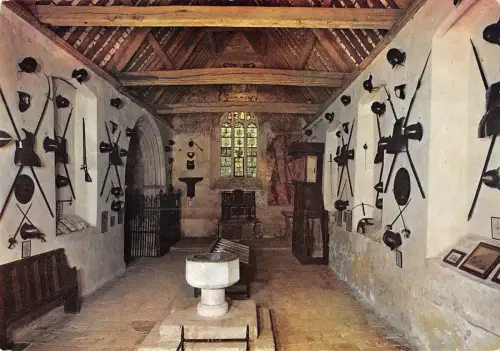 BR75953 Farleigh Castle Chapel Interior Somerset UK