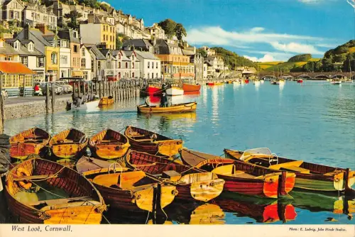 BR92511 West Looe Cornwall Boot UK