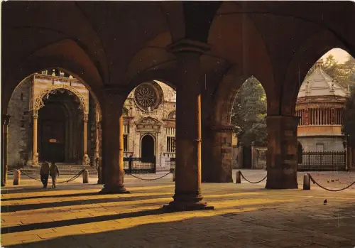 BR31031 Bergamo cappella Colleoni ed il Battistero italy