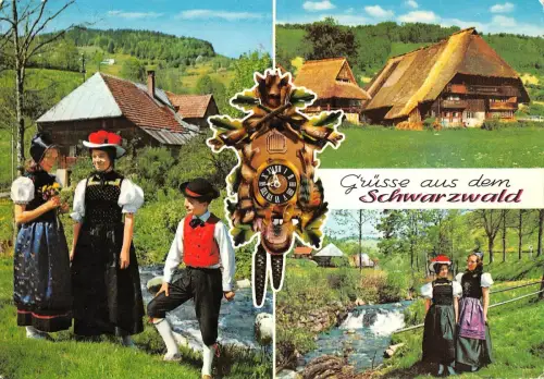 BT10996 Schwarzwald Folklore Kostüm