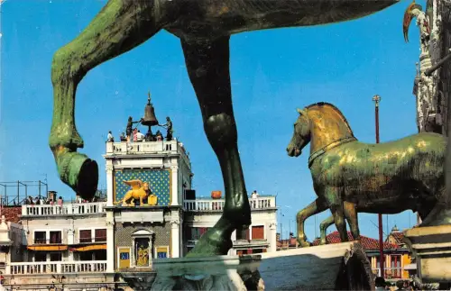 BT1852 venezia cavali e torre dell orologio italy