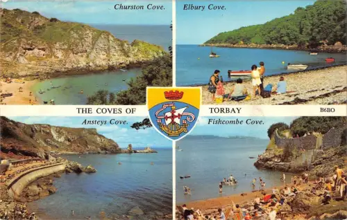 BR66637 the coves of torbay uk 14x9cm