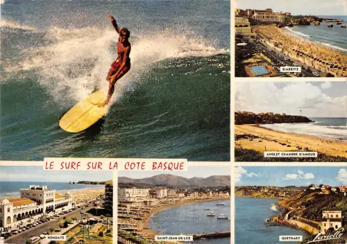 BR52611 Surfing sur la cote basque France