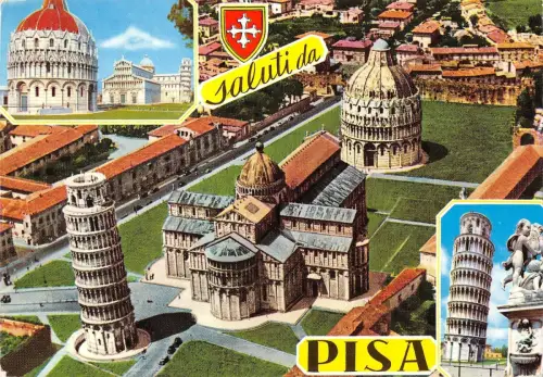 BR76811 saluti da pisa italy
