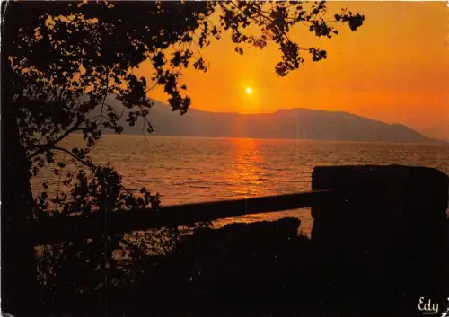 BR31785 Coucher de soleil au lac du Bourget france