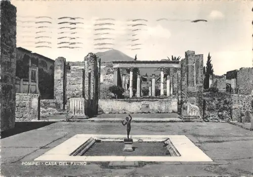 BT5895 Pompei la maison du Faune Italien