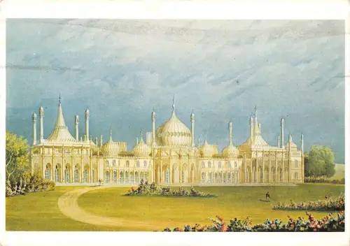 BR82969 der königliche Pavillon hell an der Ostfront Gemälde Postkarte UK
