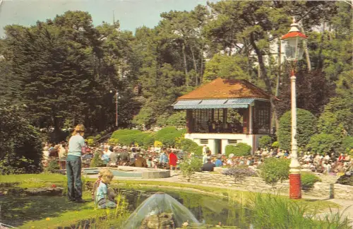 BR66235 Bandstand Lower Gardens Bournemouth UK 14x9cm