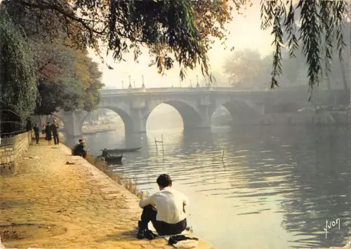 BT6540 Matinalee d automne sur les quais de la Seine Paris Frankreich