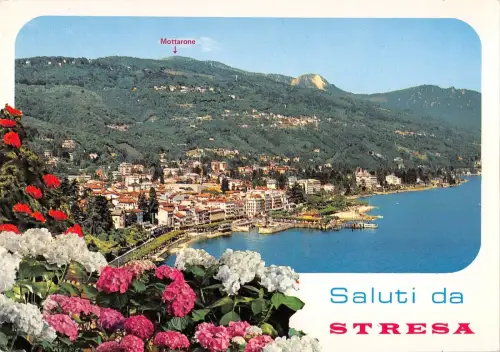 BT0781 Lago Maggiore Stresa Oanorama Italien