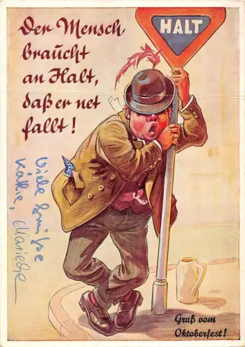 BT11647 der meusch braycht am halt dass en net fallt comics