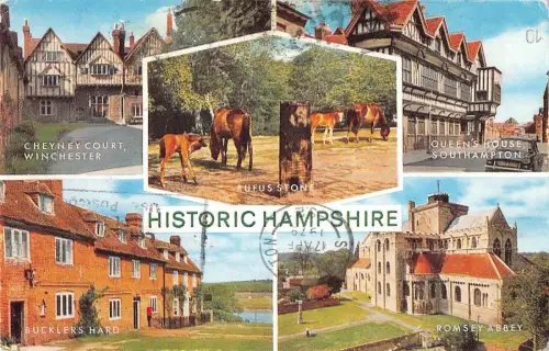 BR77551 Historical Hampshire UK 14x9cm