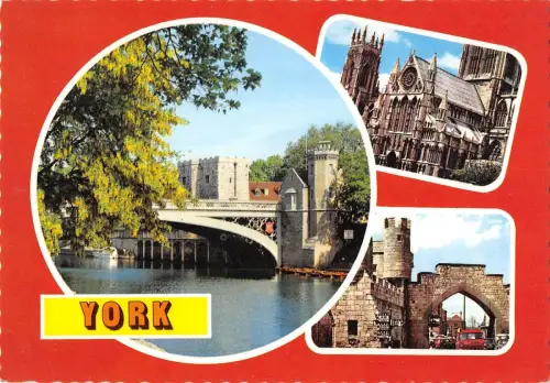 BR83281 York Minster Walmgate Bar UK