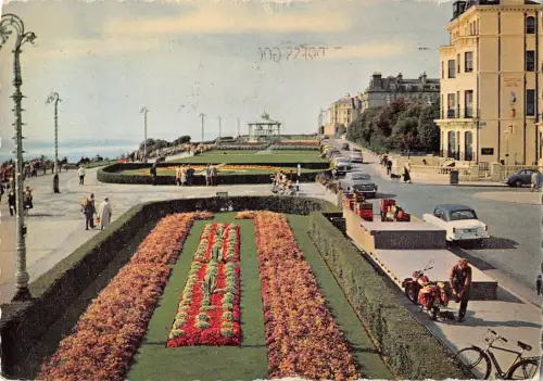 B100737 the leas and bandstand folkestone kent uk